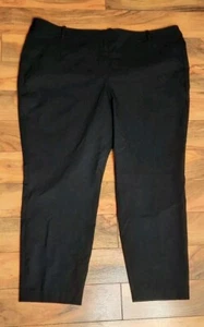 Lane Bryant Womens Madison Dress Pants Plus Size 26 Skinny Stretch Black Career - Picture 1 of 14
