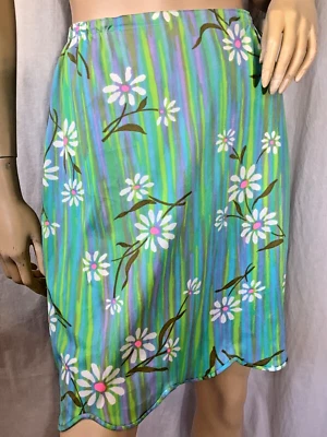 Vintage half Slip Gossard Artemis 9167 Pop Art psychedelic S hippie 60s skirt - Image 1 of 4