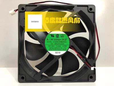 Servo DC Centaur25 Ⅲ CUDC24B4SQ DC 24V 4.5W 0.23A 12cm Fan - Image 1 of 2