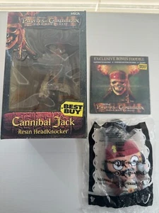 NECA Disney Head Knockers "JACK" BEST BUY LOT Pirates of the Caribbean * BONUS! - Picture 1 of 7