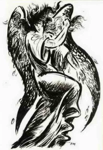FRANS MASEREEL - DIE WUT - ENGEL 1947 - Picture 1 of 1