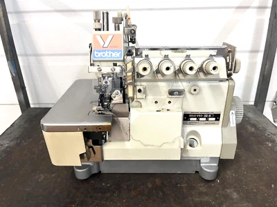 MÁQUINA DE COSER INDUSTRIAL BROTHER MA4-V92 ALIMENTACIÓN SUPERIOR CINCO HILOS PUNTADA DE SEGURIDAD HO Foto 1 de 4