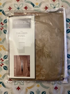 Croscill Home Tailored Panel 40Wx84L Chandelier Sheer 8433 NIP - Picture 1 of 3