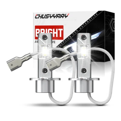 Kit de lâmpadas de neblina LED 6500K branco para Mercedes-Benz 300E 1990-1993 upgrade H3 - Imagem 1 de 4