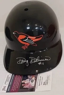 Doug DeCinces Baltimore Orioles signed  Full Size Souvenir Batting Helmet JSA - Image 1 of 4