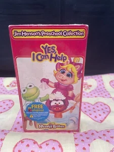 Muppet Babies: Yes I Can Help Rare SEALED VHS - Picture 1 of 7