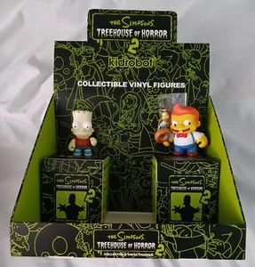 2 Kidrobot The Simpsons Treehouse Of Horror Series 2 Plus Display Box Bart & Lad - Picture 1 of 7