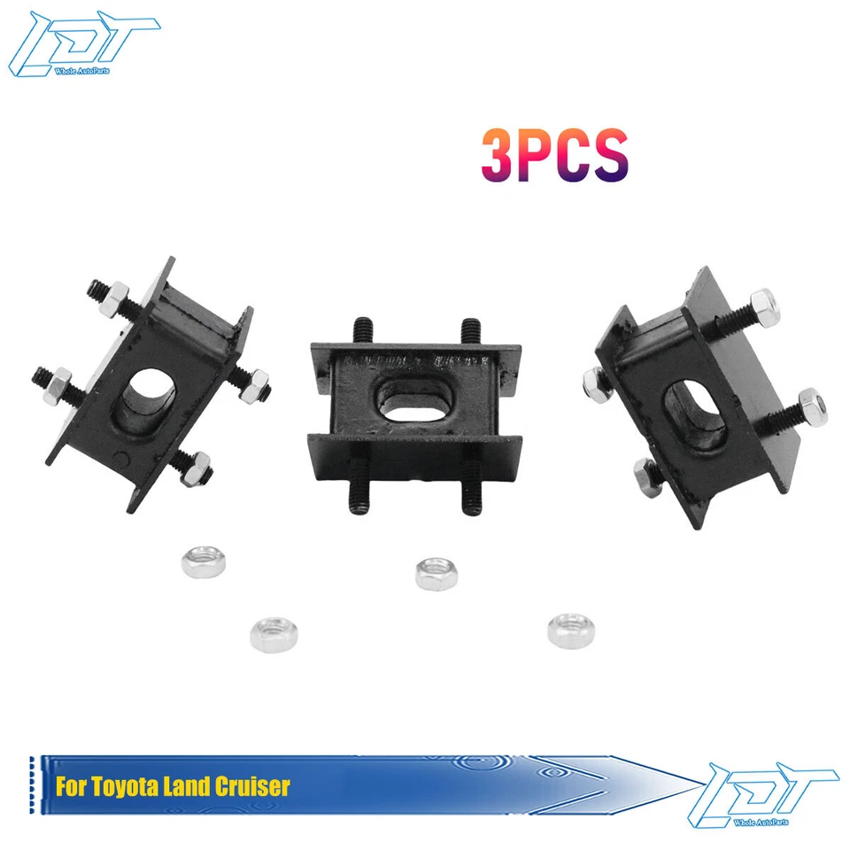3x Exhaust Hanger Mount Muffler Bracket Insulator For Toyota Land Cruiser - Изображение 1 из 4