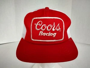 Vintage Coors Trucker Snapback Mütze Kappe rot Racing Team Patch Swingster USA Nascar - Bild 1 von 7