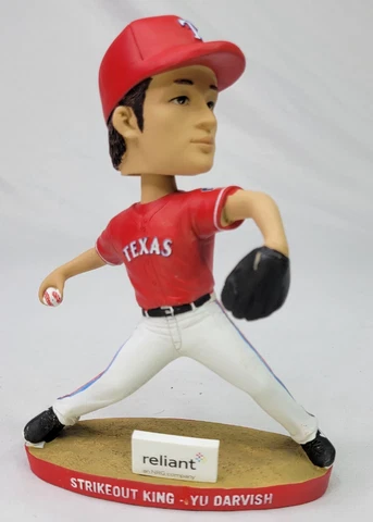 Yu Darvish Strikeout King Bobblehead Texas Rangers 2014 MLB Baseball Collectible Cover
