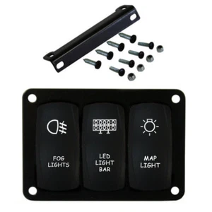 Switch Panel 3200 Universal 3 x switch holder for 600s Rocker Switch - Picture 1 of 3