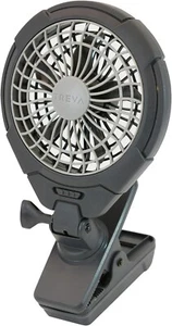 Treva 5" Battery Operated Clip Fan Adjustable Rotating Tilt & Swivel 2 Speed - Picture 1 of 8