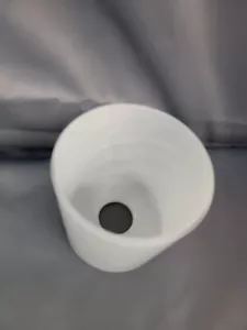 Paralume 1 Vetro, Vetro Marmo Bianco e Grigio 5" - Foto 1 di 7
