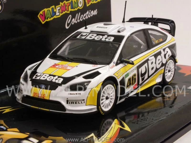 Ford Focus Rally Beta Valentino Rossi Rally Monza 2008 1:43 MINICHAMPS 400088946 - Immagine 1 di 1