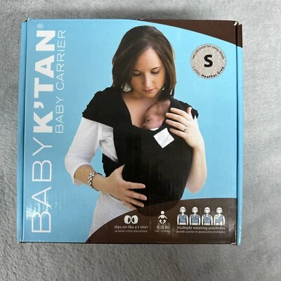 Portabebés Baby K'tan Breeze Bandolera Gris Suave Algodón Natural Talla Pequeña Foto 1 de 4