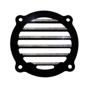 Covingtons Aluminium Speaker Grills Black Diamond Edge For 96-13 FLHT, FLHTC - Picture 1 of 1