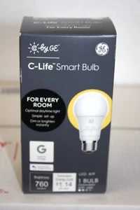 C by GE - C-Life A19 Bluetooth Smart LED Light Bulb - White - Picture 1 of 6