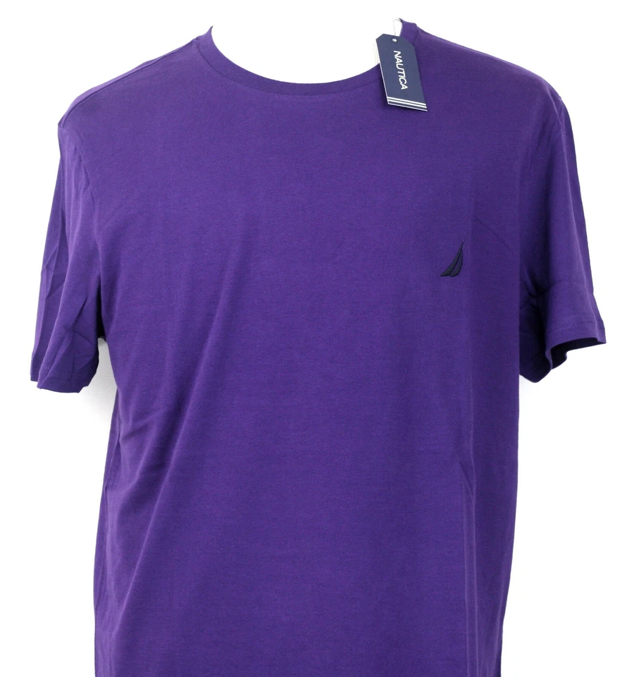 Camiseta Nautica gola redonda manga curta com logotipo P M L XL 2XL 3XL - Imagem 1 de 1