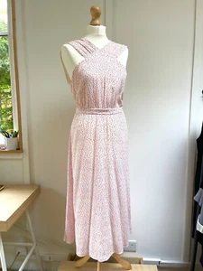 & OTHER STORIES Gorgeous Halterneck Dress With Peekaboo Back EU 42 UK Size 14 - Picture 1 of 18