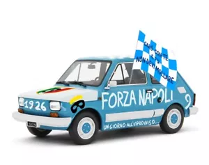 Modellino Fiat 126 Forza Napoli Scudetto 1/18 Limited Edition Laudaracing - Foto 1 di 11