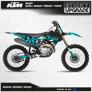 KTM SX SX-F 125 250 350 450 2019 2020 2021 Decals Stickers Graphics Kit 21 Mil - Picture 1 of 6