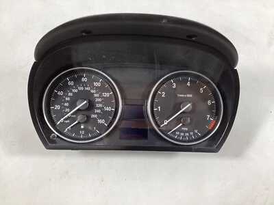 2007-2012 BMW 328I 335I 330I INSTRUMENT CLUSTER SPEEDOMETER MPH 9220984-01 OEM . - Image 1 of 4