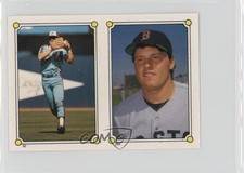 1987 O-Pee-Chee Album Stickers Mitch Webster Roger Clemens #244-82