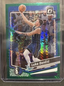 2023-24 Panini Donruss Optic Green Hyper Prizm Luka Doncic #67 Near Mint - Picture 1 of 2