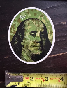 Staple Design Sticker Pigeon Vintage Ben Franklin Camo Dollar STICKER NYC Decal - Picture 1 of 2