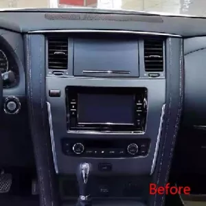 8"Dual Screen Car Stereo Player for Nissan Patrol Y62 2010-2020 Carplay GPS FMAM - Picture 1 of 20
