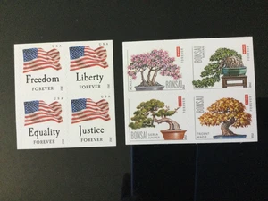 US Stamp 2 Blocks (Double side) 16 Forever (Face Value $12.48) MNH - Picture 1 of 1