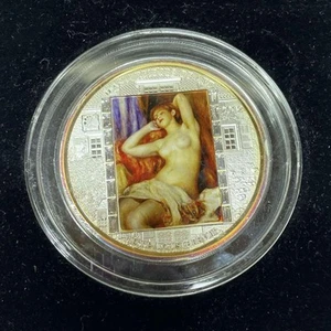 Cook Islands Renoir, The Sleeping Bather, colored silver coin, 2012 - Picture 1 of 24