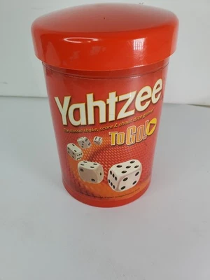 Vtg Yahtzee To Go Shake Score Travel Dice Game -2005  Hasbro - Road Trip Game - Image 1 of 4