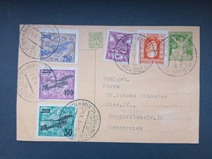 1922 Tschechoslowakei Luftpost Satz - Picture 1 of 2