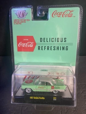 M2 Machines 1957 DeSoto Fireflite 1:64 Coca-Cola A24  22-45  NEW - Image 1 of 2