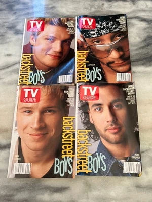 TV GUIDE 2001 - BACKSTREET BOYS MUSIC COLLECTOR COVER SET OF 4 COVERS - Image 1 of 4