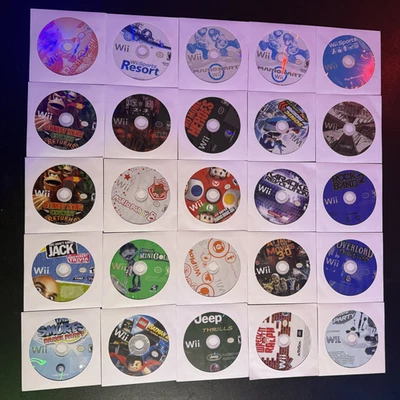 Nintendo Wii Games Lot Pick & Choose • Tested • No Cases or Manuals - Image 1 of 4