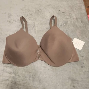 NWT Tranquil & True Size 40D Back Smoothing Front Close Bra brown - Picture 1 of 4