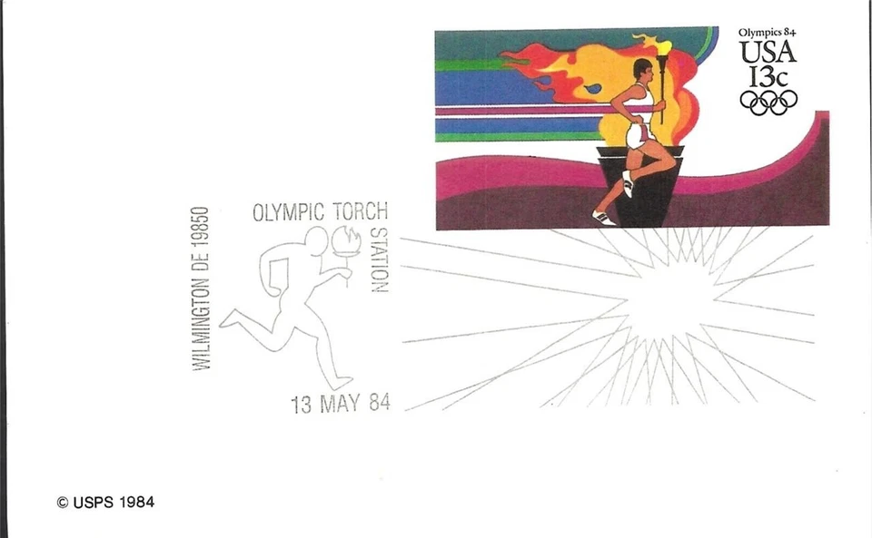 1984 OLYMPIC TORCH STATION Wilmington DE 13 May 1984 - Image 1 of 1