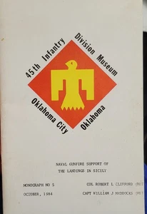 Marinegeschütze Unterstützung der Landungen von Sizilien - 45. Infanteriedivision Museum - Bild 1 von 2