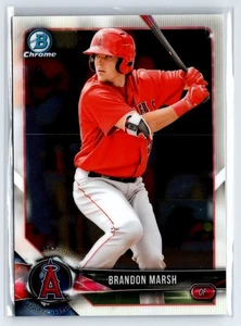 2018 Bowman Chrome Prospects #BCP182 Brandon Marsh - Picture 1 of 2