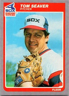 1985 Fleer #526 Tom Seaver baseball card 11Z - Image 1 of 2