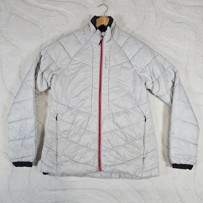 Henri Lloyd Sport Padded Jacket Womens Size Medium Light Grey Quilted Coat - Image 1 of 4