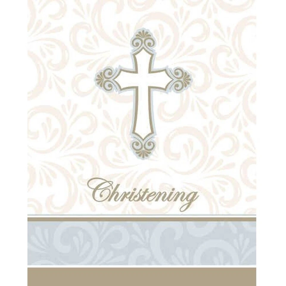Divinity Invitations Christening 8CT - Image 1 of 1