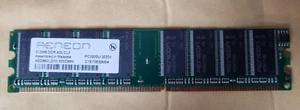 AE (Aeneon) 512MB AED660UD00-500 DDR 400. CL3 PC3200U-3033 NON ECC Desktop RAM - Picture 1 of 2