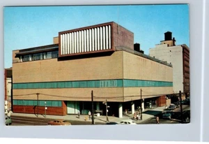 Öffentliche Bibliothek, Cincinnati, Ohio, Vintage 1961 Chrom Farbbild Postkarte - Bild 1 von 2