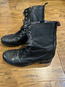 Diesel Womens  Combat boot EU40. US 9 Lace up side zip - Picture 1 of 4