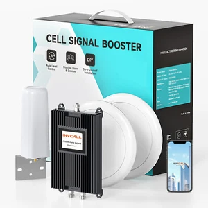 4G 5G Cell Signal Phone Booster Band 12/13/17/2/4/5/25 Kit AT&T Verizon T-mobile - Picture 1 of 8