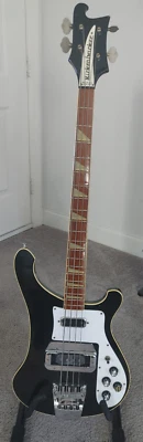 Bajo Rickenbacker 4001 1979 JetGlo negro ébano Foto 1 de 4