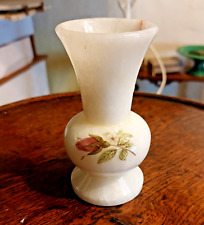 Vintage Italian Alabaster Bud Vase (1970s)